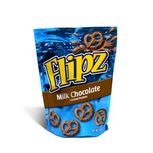 Flipz - Pretzels bañados en chocolate con leche, 5 oz