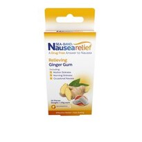 Sea-Band Nausea Relief Relieving Ginger Gum