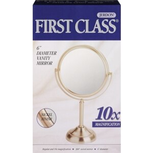 Jerdon First Class 6" Diameter Vanity Mirror
