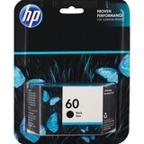 HP 60 Black Ink Cartridge, thumbnail image 1 of 5
