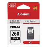 Canon PG-260 XL Black Ink Cartridge, thumbnail image 1 of 1