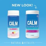 Natural Vitality Calm Magnesium Supplement Gummies, Raspberry-Lemon Flavor, 120 CT, thumbnail image 3 of 10