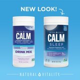 Natural Vitality CALM Mixed Berry Flavored Sleep Magnesium Supplement Drink Mix, 4 oz., 1 Bottle, thumbnail image 2 of 5