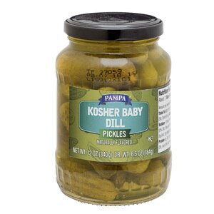 UPC 876941000382 product image for Pampa Kosher Baby Dill Pickles, 12 oz | CVS | upcitemdb.com