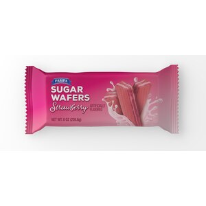 Pampa Strawberry Sugar Wafers, 8 OZ