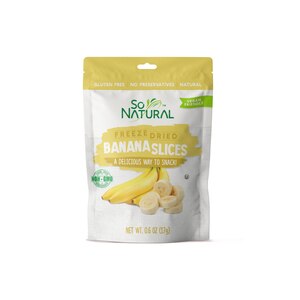 So Natural Freeze Dried Banana Slices, 0.6 OZ