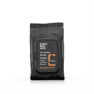  Every Man Jack Charcoal Face Wipes, 30 CT 