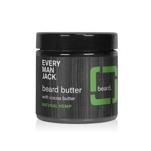 Every Man Jack Natural Hemp Beard Butter, 4 OZ
