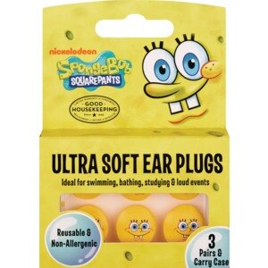 Nickelodeon Ultra Soft Ear Plugs, SpongeBob Squarepants - 6 Ct , CVS