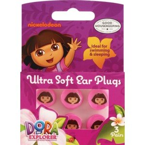 Nickelodeon Ultra Soft Ear Plugs, Dora The Explorer - 6 Ct , CVS