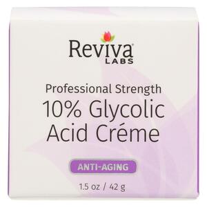 Reviva Labs Glycolic Acid Night Cream 10%, 1.5 OZ