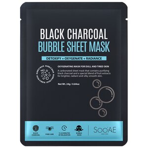 SooAE Black Charcoal Bubble Sheet Mask , CVS