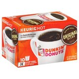 Dunkin' Donuts K-Cup Pods, Original Blend Medium Roast Coffee, 10 ct, 3.7 oz, thumbnail image 1 of 1