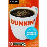 Dunkin' Donuts Coffee K-Cup Pods, French Vanilla, 10 ct, 3.7 oz, thumbnail image 1 of 5