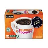 Dunkin' Coffee K-Cups, Dark Roast, 10 ct, 3.52 oz, thumbnail image 1 of 3