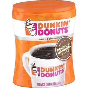 Dunkin' Original Blend Medium Roast Ground Coffee, 30 oz