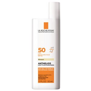 La Roche-Posay Anthelios - Protector solar ultraliviano para el rostro, FPS 50, 2 oz