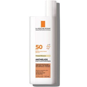 La Roche-Posay Anthelios Ultra-Light Fluid Mineral Tinted Face Sunscreen With APF 50 And Titanium Dioxide, 1.7 Oz , CVS