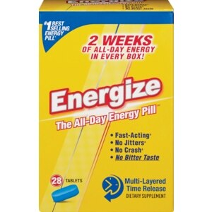 Energize The All Day Energy Pill, 28CT