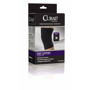 CURAD + Neoprene Pull-Over Knee Supports + 4-way stretch material