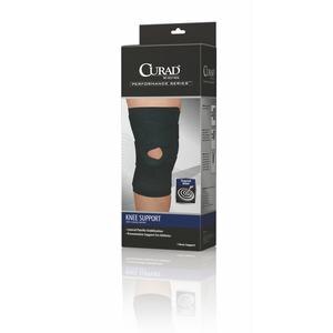 CURAD J-Buttress Knee Supports + J-shaped Stabilization, Right, Small , CVS