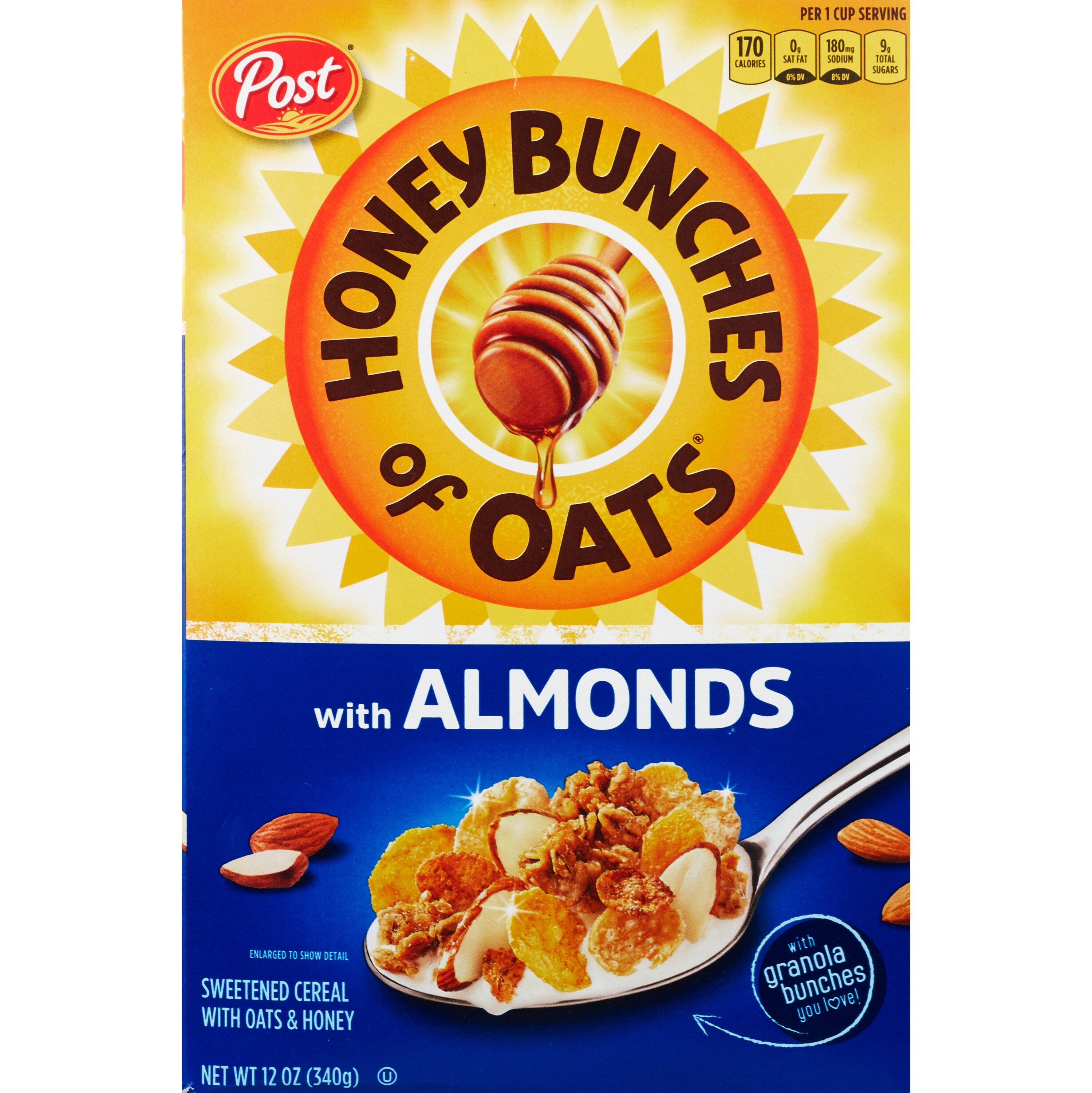 Honey Bunches Of Oats Honey Bunch Oats With Almonds Cereal, 14.5 Oz , CVS