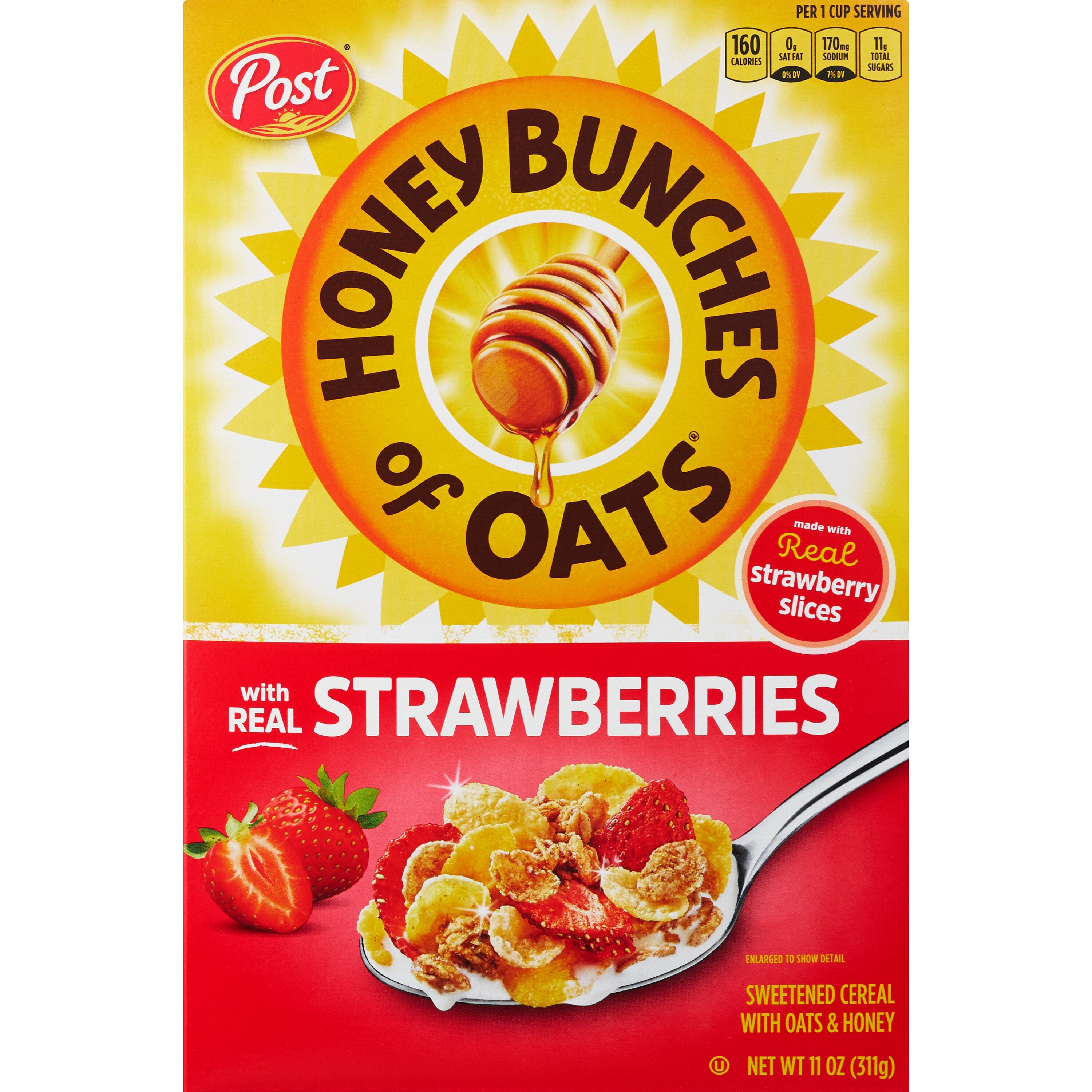 Honey Bunches Of Oats Honey Bunch Oats With Strawberries Cereal, 13 Oz - 11 Oz , CVS