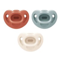 NUK Comfy 100% Silicone Pacifier, 3 CT