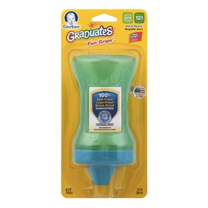 Gerber Graduate Fun Grip Spill-Proof Sippy Cup 10oz 2Ct