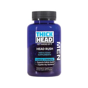  Thick Head Head Rush Hair & Scalp Supplements, 60CT 