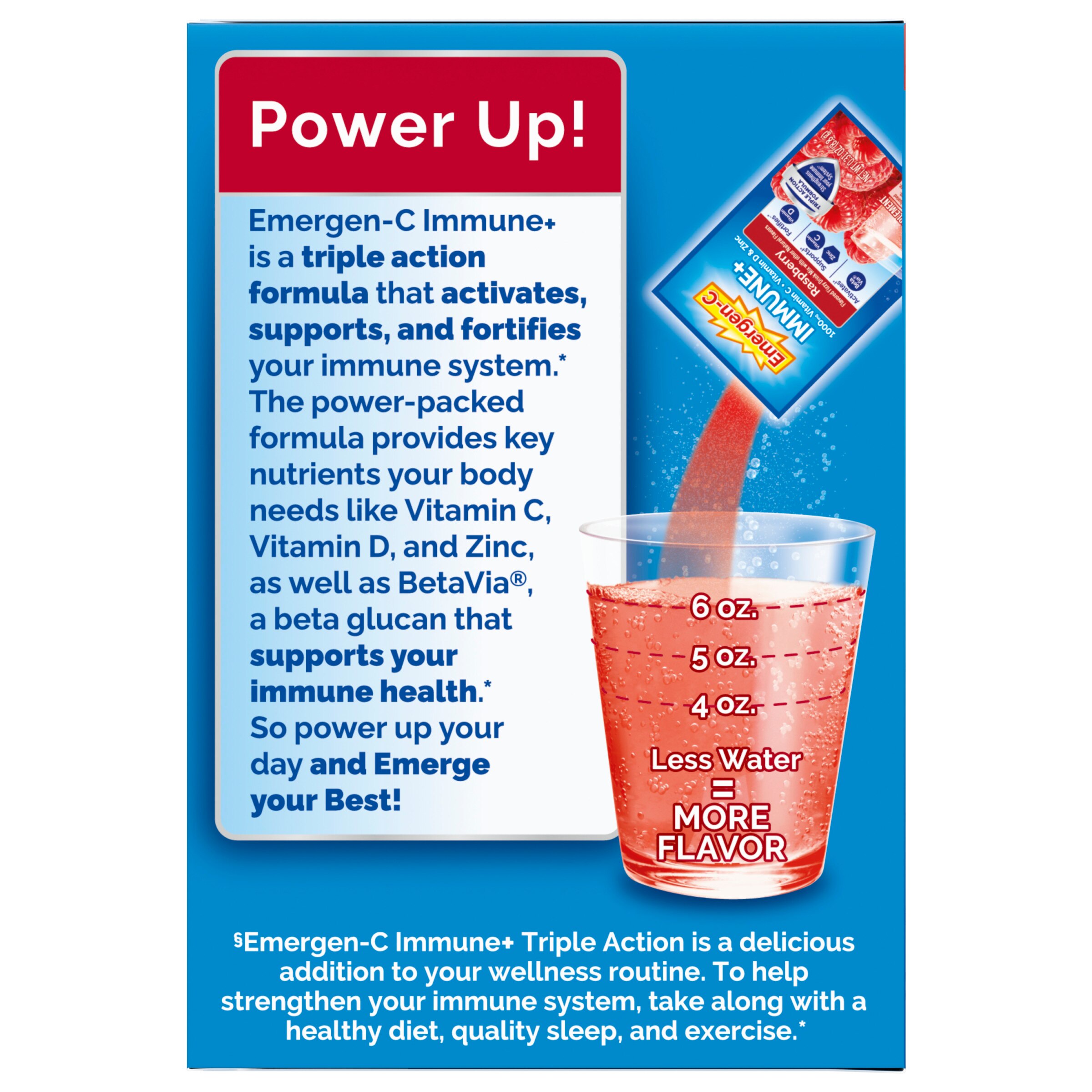 Emergen C Immune 1000mg Vitamin C Powder With Vitamin D Zinc Antioxidants And Electrolytes For Immunity Immune Support Dietary Supplement 30 Count 1 Month Supply Cvs Pharmacy