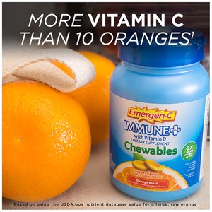 Emergen C Immune Chewables 1000mg Vitamin C Tablet With Vitamin D Immune Support Dietary Supplement For Immunity Orange Blast Flavor 14 Count Cvs Pharmacy Emergen C Immune Chewables 1000mg Vitamin C Tablet With Vitamin D Immune Support Dietary Supplement For Immunity Orange Blast Flavor 14 Count Cvs Pharmacy