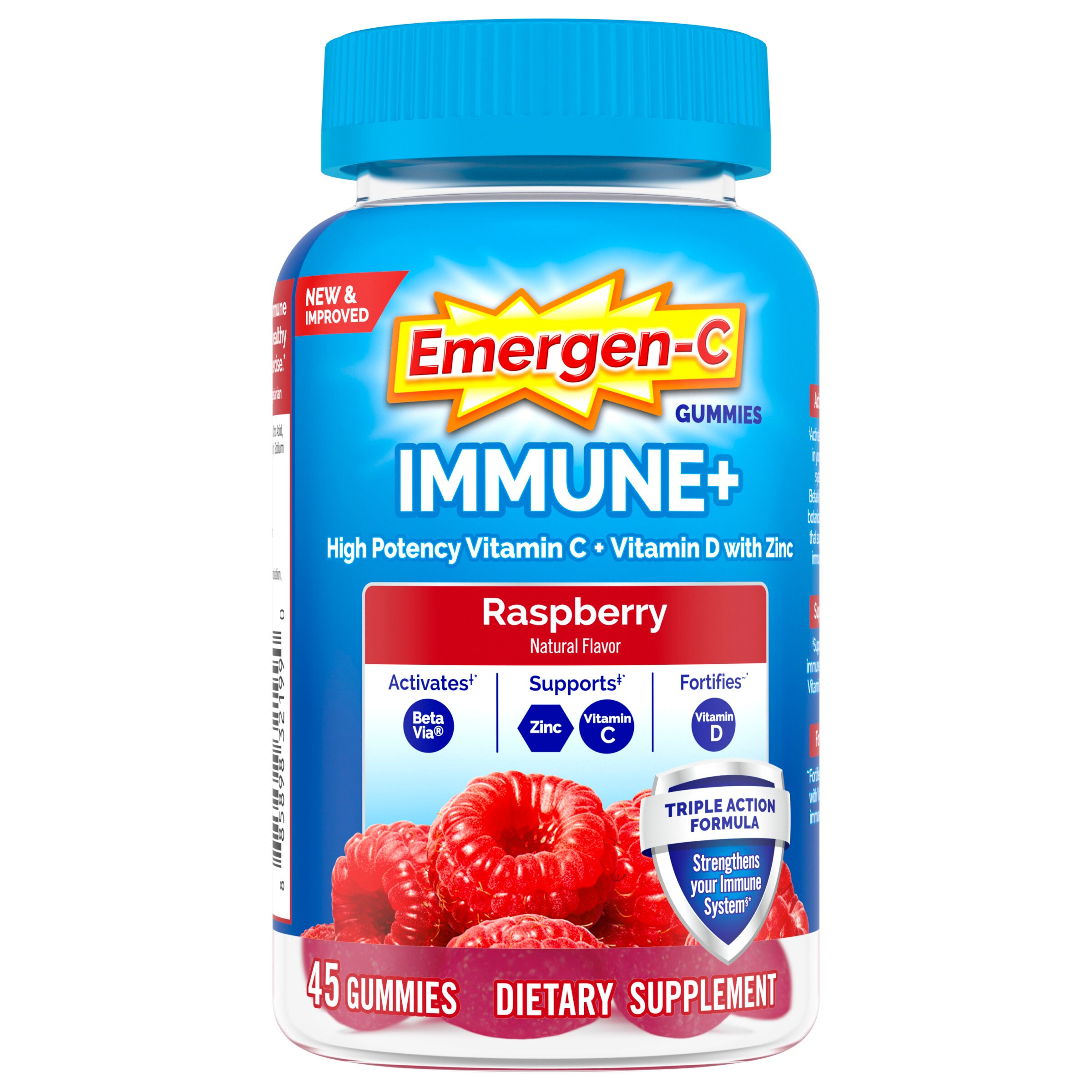Emergen-C Immune+ Triple Action Immune Support Gummies, 45 Ct , CVS