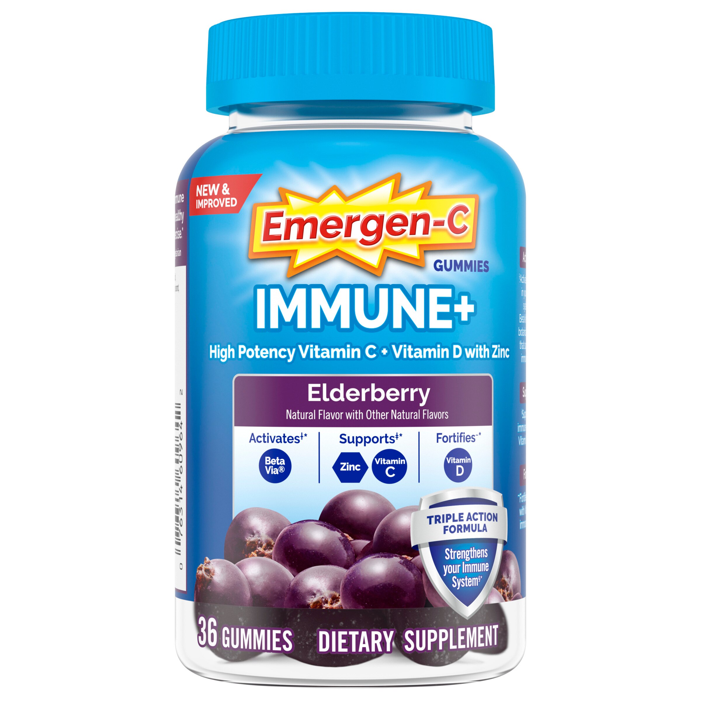 Emergen-C Immune+ Triple Action Immune Support Gummies, 36 Ct , CVS