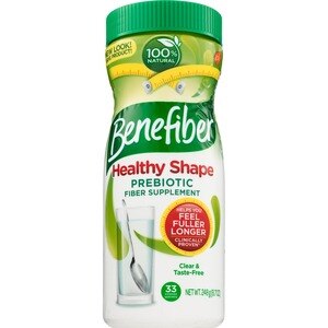 Benefiber Healthy Shape Taste-Free Fiber Supplement Powder for Weight Management