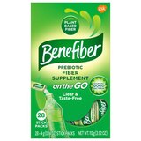 Benefiber Prebiotic Fiber Supplement Powder Stick Packs, Unflavored, thumbnail image 3 of 4