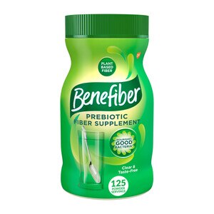 Benefiber Daily Prebiotic Dietary Fiber Supplement Powder for Digestive Health, 100% Natural, Clear and Taste-Free