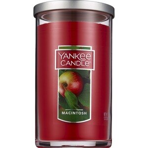 Yankee Candle Macintosh Perfect Pillar Candle, 12 OZ