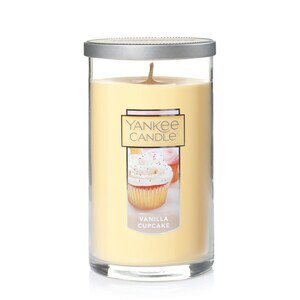 Yankee Candle Vanilla Cupcake Perfect Pillar Candle, 12 OZ