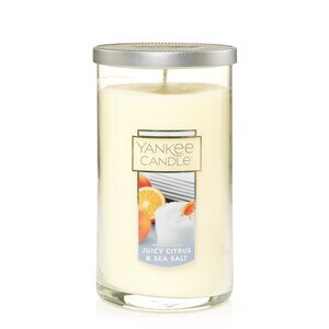Yankee Candle Juicy Citrus & Sea Salt Perfect Pillar Candle, 12 OZ