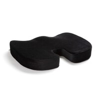 Mind Reader Memory Foam Seat Cushion, Black