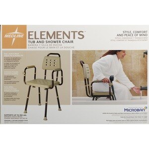 Medline Elements Shower Chair With Antimicrobial , CVS