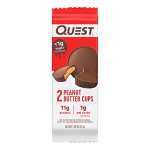 Quest Nutrition Peanut Butter Cups, High Protein Low Carb, Gluten Free, Keto Friendly, 1.48 oz