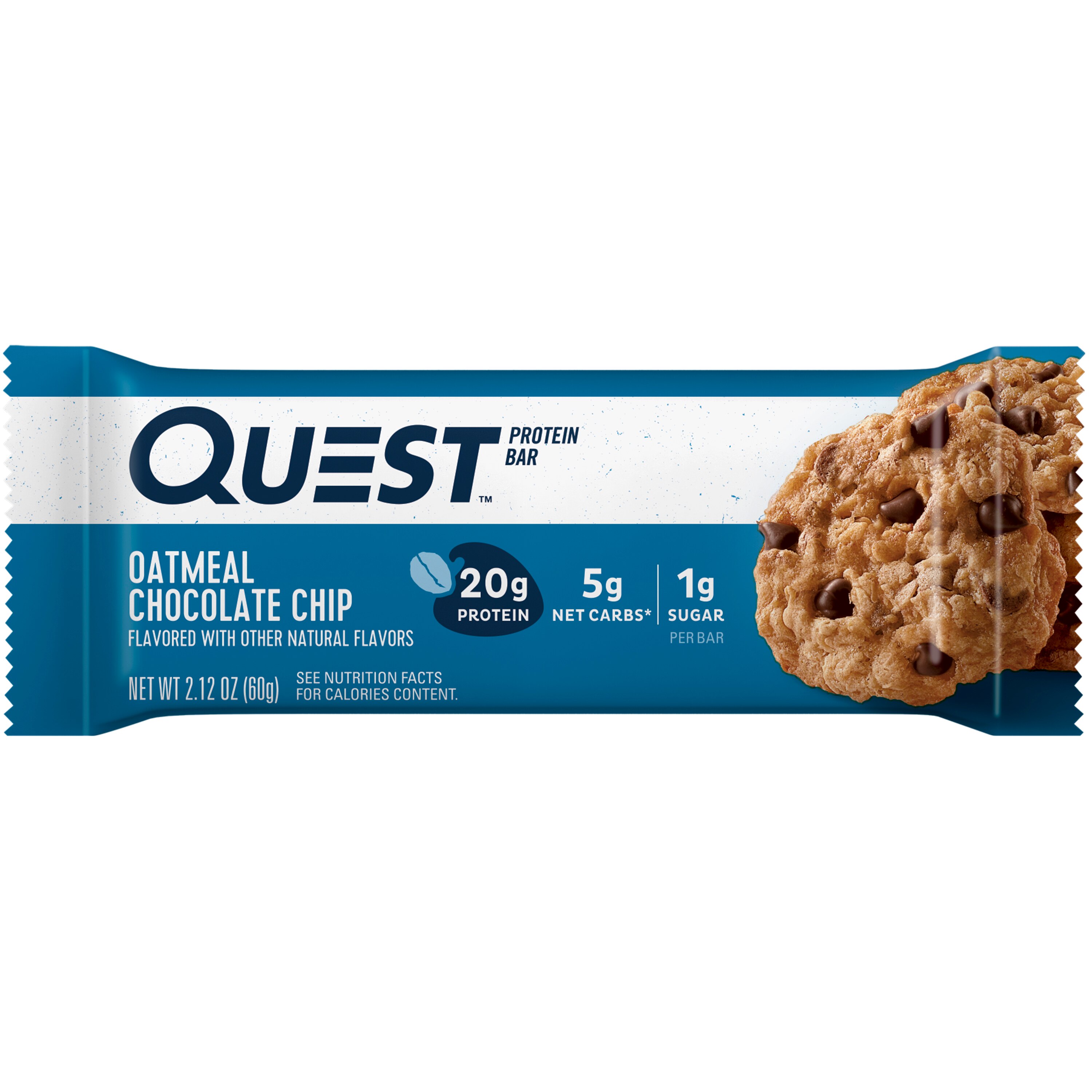 Quest Nutrition Protein Bar, Oatmeal Chocolate Chip, 2.12 oz | CVS