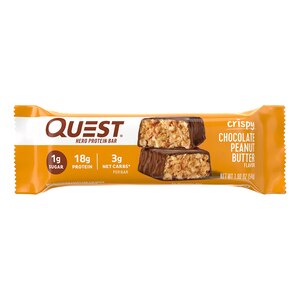 Quest Nutrition Chocolate Peanut Butter Hero Protein Bar, High Protein, Low Carb, Gluten free, 1.9 OZ