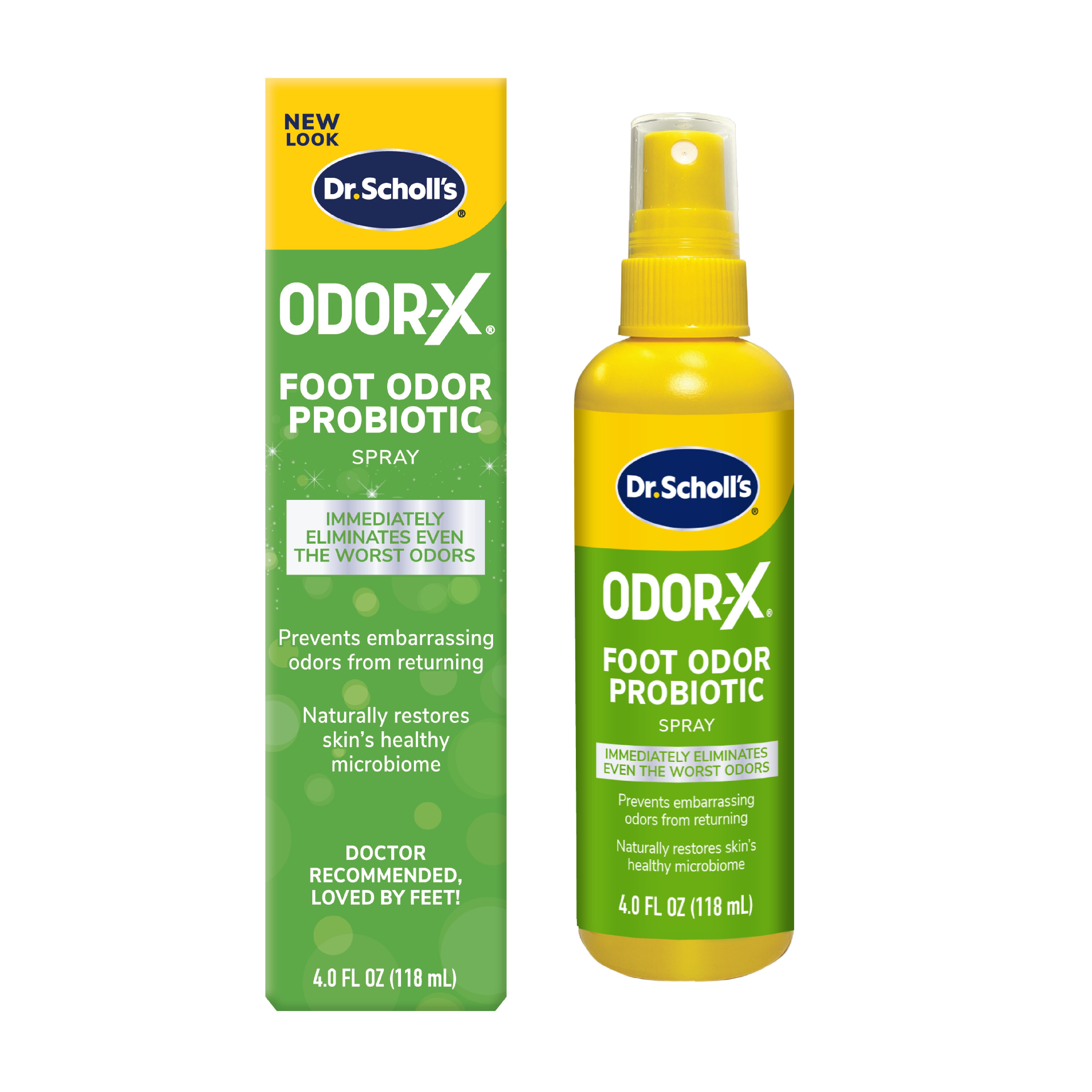 Dr. Scholl's Odor X Probiotic Foot Spray,  4 OZ
