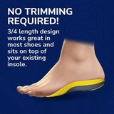 Dr. Scholl’s® Custom Fit® Orthotics 3/4 Length Inserts, CF 110, Insoles Fit Men & Womens Shoes, thumbnail image 3 of 11