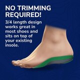 Dr. Scholl’s® Custom Fit® Orthotics 3/4 Length Inserts, CF 210, Insoles Fit Men & Womens Shoes, thumbnail image 3 of 11