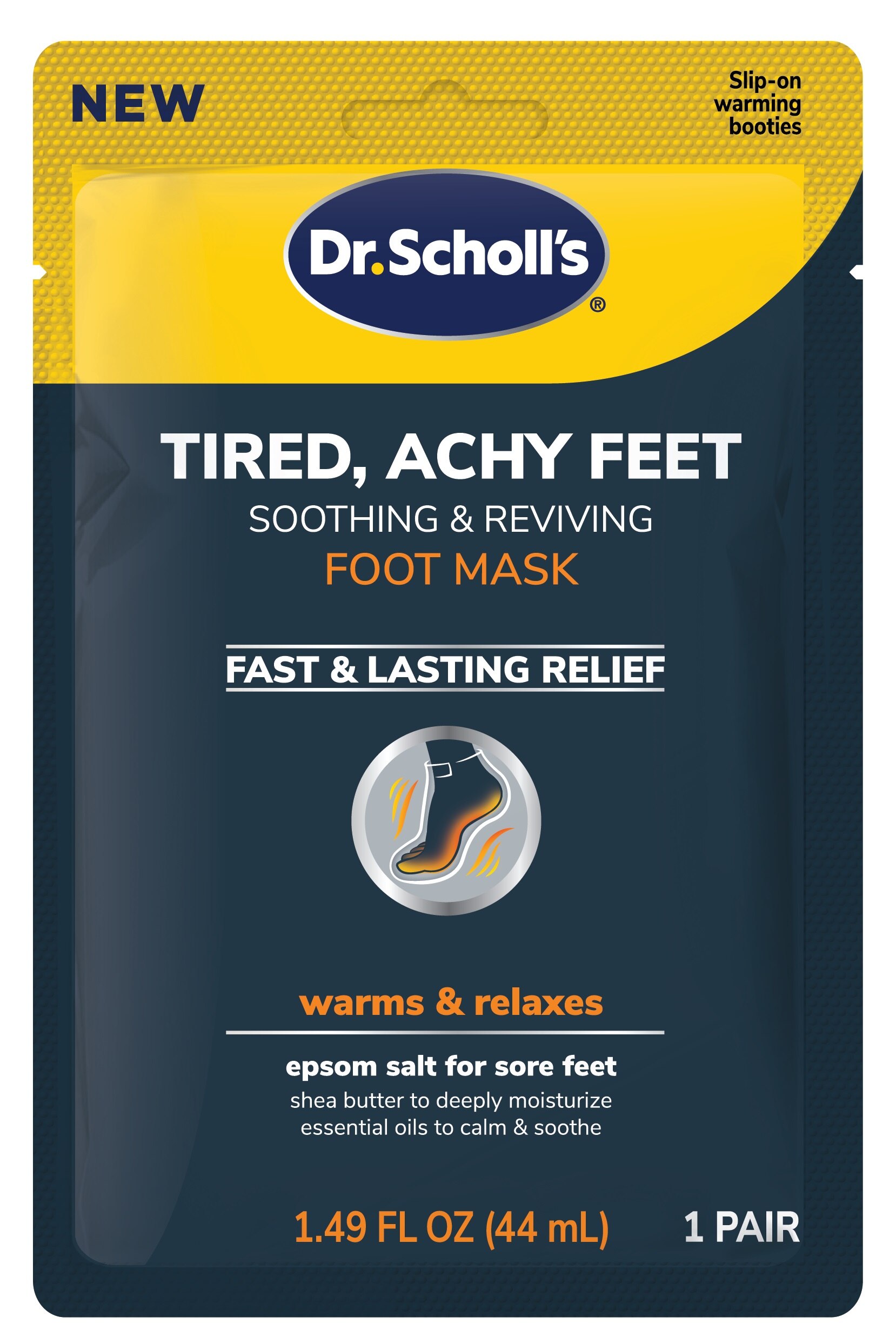 Dr Scholl's Dr. Scholl's Tired, Achy Feet Soothing & Reviving Foot Mask, Relieves Sore Muscles, 3 Pair , CVS