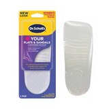 Dr. Scholl's Stylish Step Clear Cushioning Insoles for Flats, Size 6-10, 1 pair, thumbnail image 1 of 9